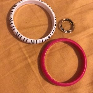Bracelets and a ring